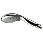Remer 318XF Hydromassage Chrome Hand Shower With Silicone Jets and 5 Functions